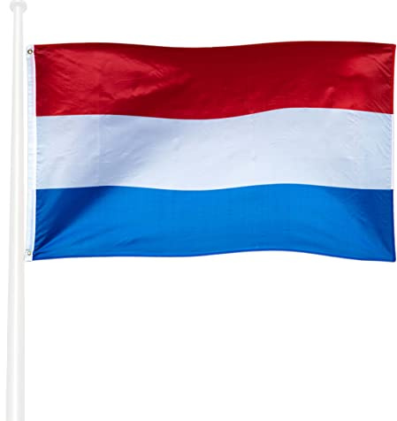 Niederlande flagge 90x150cm - Niederländisch Flagge Fahnen Fanartikel Wetterfeste Niederländisch Nationalflagge mit Messingösen leuchtenden Farben und UV-beständig für den Außenbereich Netherland