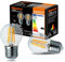 WSMCN E27 LED Light Bulb, Small Screw Light Bulbs Warm White 2700K 517Lumen, SES Golf Ball Bulb, 4.5W LED 45W G45 Incandescent Bulb Equivalent, Non-Dimmable, 360° Beam Angle, Pack of 2