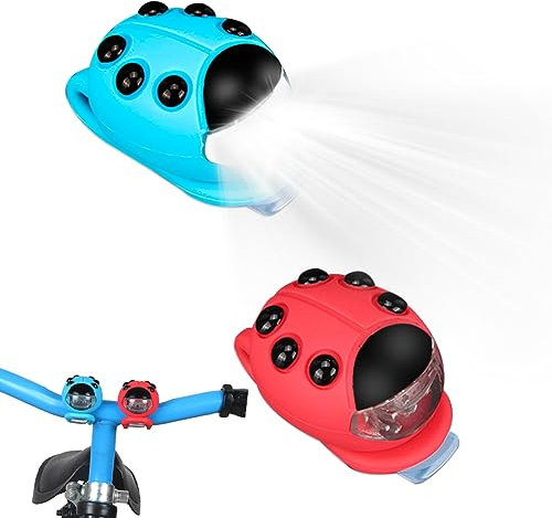 Editbar 2 Piezas Luces Bicicleta Delantera y Trasera, Luces Bicicleta LED, Luces para Bicicleta Impermeables, Bicicleta LED Potente, Luz Bicicleta Delantera para la Noche, la Carretera y la montaña