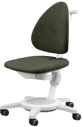Moll Maximo Kinderschreibtischstuhl | mitwachsend & ergonomisch mit individuell Verstellbarer Sitzfläche und Rückenlehne | Drehstuhl ideal für Schulkinder | langlebig & hochwertig | Made in Germany