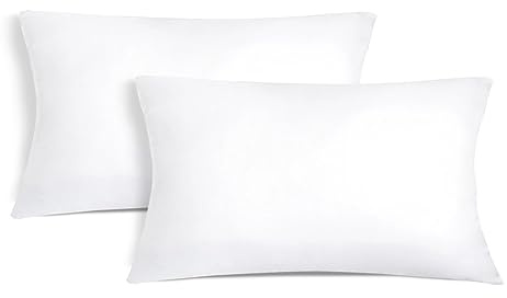 Aitsse- Relleno de Cojín de Fibra Hueca Siliconada de Alta Recuperación 2/4/6 Unidades, Suave, Mullido, Antialérgico. Cojín Decorativo para Casa, Dormitorio, Salón o Coche. (2, 50x70cm)