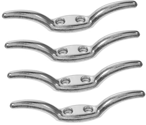 HOLIDYOYO 4 Stück Metall Jalousien Schnurhalter Kordelhalter für Fensterjalousien Schnurwickler für Vorhänge Installieren Vielseitig Einsetzbar Wohnräumen Büros