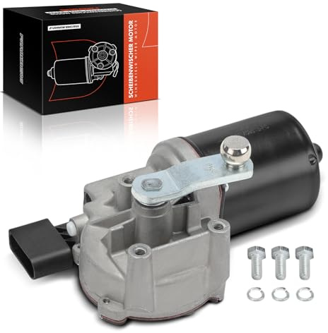 Frankberg Moteur d'Essuie-Glace Moteur d'Essuie-Glace de Pare-brise 4-Pôles Avant Compatible avec Toledo IV KG3 Fabia III NJ3 Rapid NH3 NK3 NK6 Rapid Spaceback NH1 Remplacer# 5JB955113