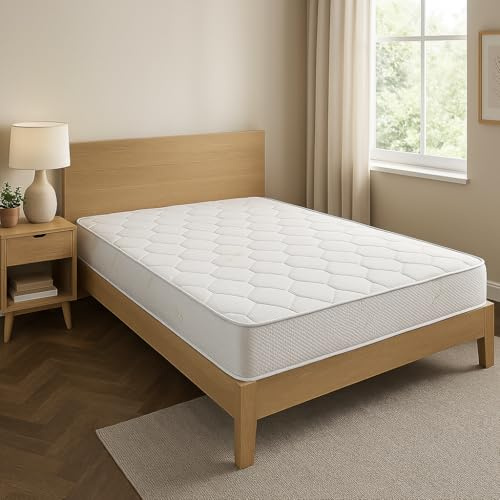 Materasso Memory Foam 25 cm/30 cm con Rivestimento Aloe Vera – Ortopedico, Ipoallergenico, Antibatterico,Ergonomico per Sonno Profondo e Rilassante (Altezza 25 cm, Singolo 80 x 190 cm)