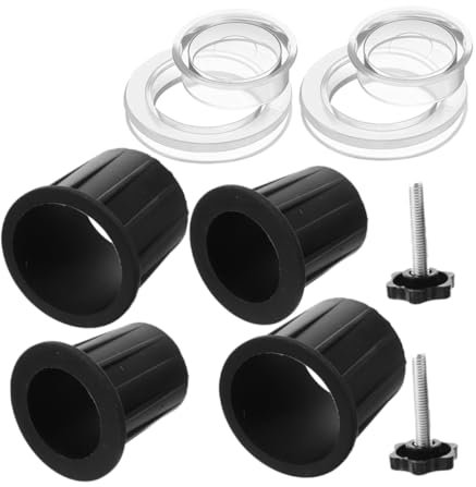 Toyvian Bouchon pour Trou De Parasol pour Table Extérieur Remplacement avec Vis Protège Efficacement Rayures Et Chocs