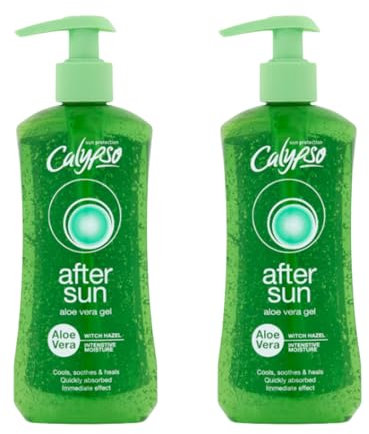 Calypso Aloe Vera After Sun Gel 250ml – Pack of 2 | Cooling & Soothing After Sun Care | Enriched with Aloe Vera & Vitamin E | For Sun-Exposed Skin
