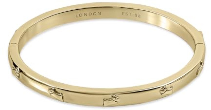 RADLEY 18ct Gold Plated Jumping Dog Bangle