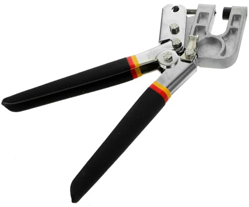 WOONEKY Alicate Crimpador Profesional para Fijación de Perfiles Metálicos Diseño Ergonómico Antideslizante Herramienta para Instalación Rápida y Precisa de Placas de Color Color Aleatorio