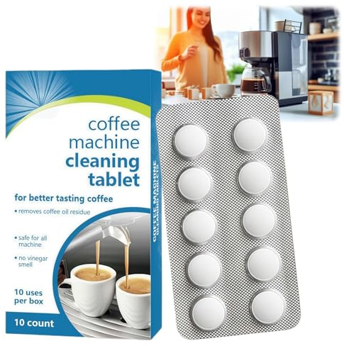 Coffee Machine Cleaning Tablets,Descaling Tablets for Coffee Machines,Coffee Machine Cleaner,Kettle Descaler,Espresso Machine Descaler Tablet/s,Espresso Machin/e Cleaning,Coffee Cleanin/g Tablet,10pcs
