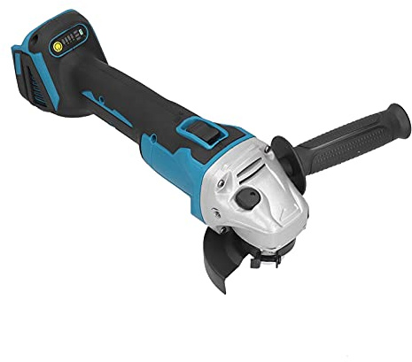 Amoladora angular sin escobillas, inalámbrica, recargable, herramienta de 800W 18V con doble para corte de azulejos de madera Metal, pulido pulido