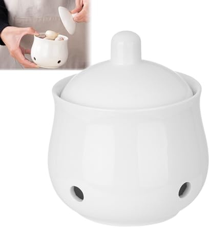 Genérico Frasco Conservador para Ajos, Tarro de cerámica con tapa para jengibre, Guardador de Ajos de Cocina, para cebolla, patata, jengibre, despensa, cocina, hogar