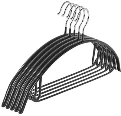 Hängare | 5 stycken ergonomiskt halkfritt bärbart ställ | anti-deformation axel hängare | för , inomhus, utomhus, , uteplats, balkong, garderob, lägenhet, sovrum