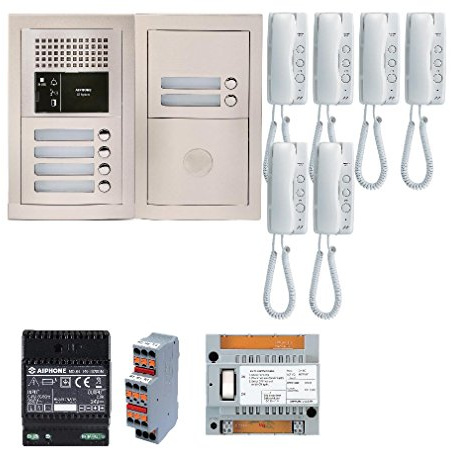 pack audio bus - 6 bp - encastré - aiphone gtba6e