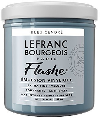Lefranc Bourgeois Flashe 300479 - Pittura acrilica e vinile, altamente pigmentata, elastica, resistente alla luce, resistente all'invecchiamento, opaca, per interni ed esterni, vaso da 125 ml, colore: