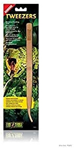 Exo Terra Bamboo Tweezers – 15 Reptile Feeding Tool, Ergonomic Long Pincers, Ideal for Feeding Live Insects to Reptiles & Amphibians