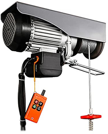 WUK Automatisches kabelloses Hebezeug mit Fernbedienung 220-V-Laufkranwinde Gebündelter elektrischer Hebekran, 650W