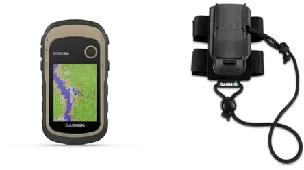 Garmin eTrex 32x-robustes, wasserdichtes GPS-Outdoor-Navi mit 2,2 (5,6 cm) Farbdisplay mit Tastenbedienung, vorinstallierter TopoActive-Europakarte und 25 Std Akkulaufzeit & Rucksackhalterung, schwarz