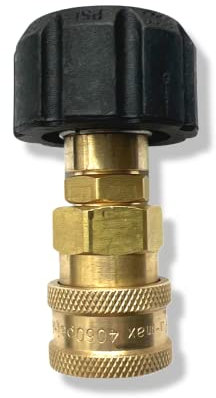 Conector de acoplamiento rápido M&M Smartek, adaptador de bayoneta de 1/4 de pulgada para lanza de espuma, limpiador de coches con boquilla de espuma de alta presión (para Kärcher HD M22 IG #11)