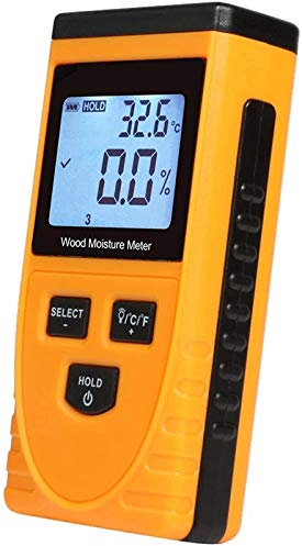WJJ Strumento di misurazione del misuratore della Temperatura della Stanza dell igrometro Digitale dell igrometro Elettrico del misuratore di umidità del Legno