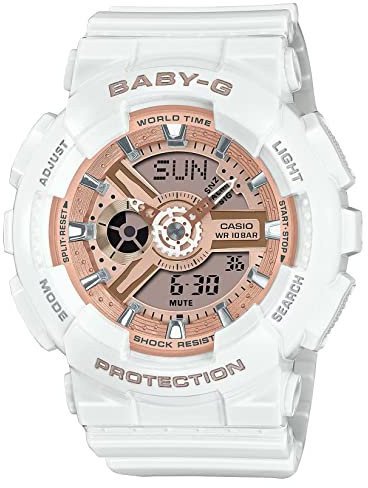 Casio Women's Analogue-Digital Quartz Watch with Plastic Strap BA-110X-7A1ER