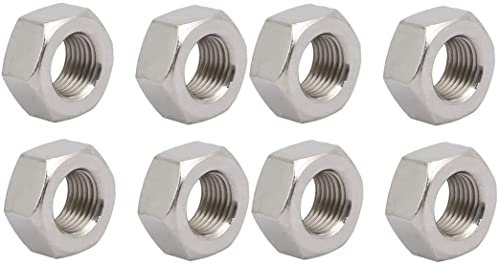 XYWHPGV Sechskantmuttern, M12x1,25 UNF 304 Edelstahl Gewinde Sechskantmutter 8 Stück(a1e82 9b7c5 361a8 b343d c1fbb 42b35