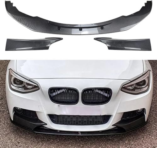 ANYANH Auto Frontlippe Frontspoiler für BMW 1 Series F20 F21 M Sport 2012-2014, Frontstoßstange Spoiler Lippe Spoilerlippe Splitter Diffusor Kit Protector