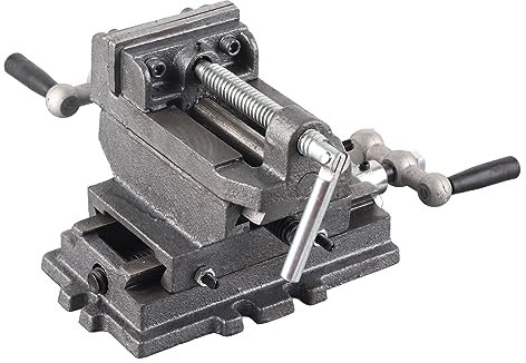3in Cross Flat Table Bench Vise Mechanical Maintenance Tool for Drilling Milling Machine