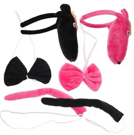 CIYODO Pferdekostüm Satz Kinder Pferdeohren Stirnband und Pferdeschwanz Haar Accessoire für Kostümpartys Gruppen Verkleidung Fotobox Zubehör