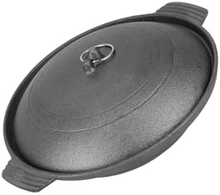 COLLBATH Cazuela de Hierro para Arroz y Pollo Estofado Olla Creativa Resistente Altas Temperaturas para Uso Doméstico