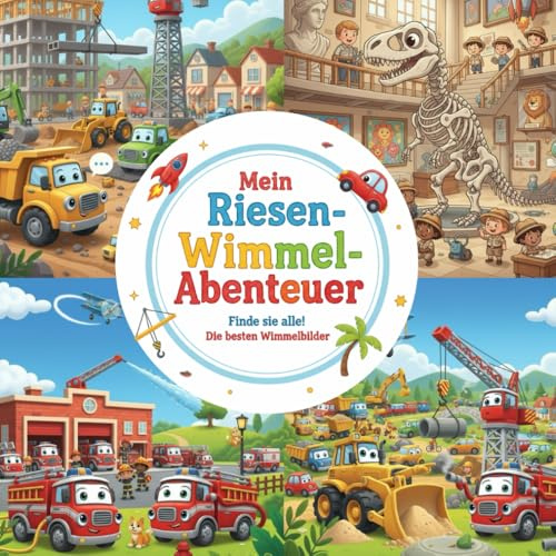 Mein riesen Wimmel-Abenteuer: Finde Sie alle! Die besten Wimmelbilder