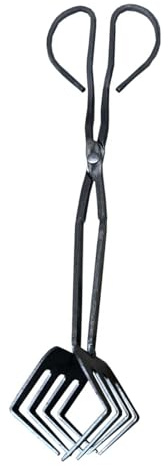 Multipurpose Fireplaces Tongs for Efficient Wood and Coal Grabbing Charcoal Clamp Metal Clip Tool for Home and BBQ Use Fireplaces Tool