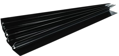 vhbw 5 x aromskenor ersättning för Weber 65943, 65902, 7534, 9811, 7535 för gasgrill, grill – porslin emaljerat stål, 54,5 cm längd
