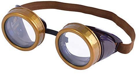 Bristol Novelty BA248 Steam Punk Brille, Einheitsgröße, Braun