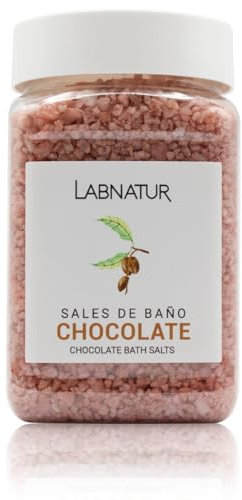 Labnatur Sales de Baño Chocolate 400g - Sales Marinas Naturales y Relajantes - Hidratan, Suavizan y Perfuman - Bienestar - Alivio del Cansancio - Cuidado Corporal - Fabricado en España