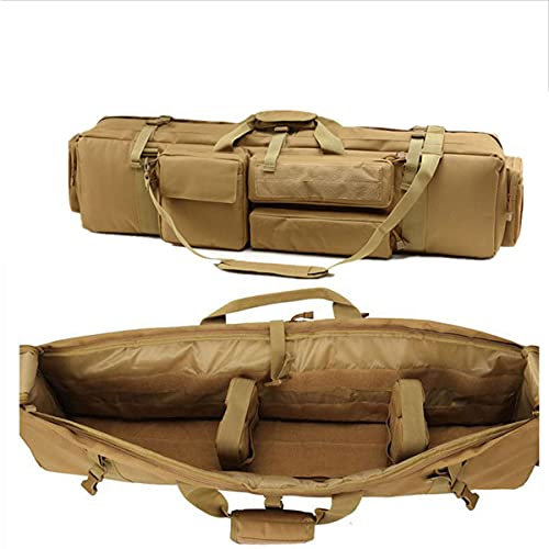 Gewehrkoffer Doppelgewehrkoffer Weiche Tasche Waffenkoffer, verstaubare Rucksackgurte | Im Besitz von Kampfveteranen, perfekt für die Aufbewahrung und den Transport von Gewehren, Pistolen, Schusswaffe