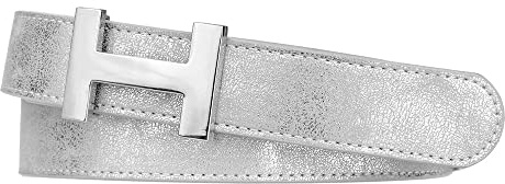 Zakatte • Damen Gürtel aus Kunstleder mit H-Schnalle Hüftgürtel Taillengürtel Damengürtel BS058
