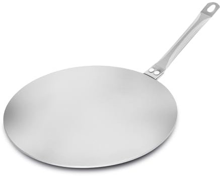 KARACA Adaptador de placa de inducción de acero inoxidable, 23,5 cm, color gris