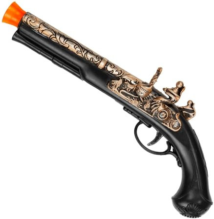 W WIDMANN MILANO Party Fashion - 42221 - Pistola pirata, 28 cm, arma pirata, revolver, costume da pirata, accessorio di carnevale