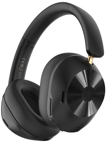 OneOdio Focus A5 Hybrid Active Noise Cancelling Headphones, 75H Playtime, Hi-Res LDAC Wireless Audio, Clear Calls, Bluetooth 5.4, Wireless Over-Ear Headphones Ideal for Travel Home Office
