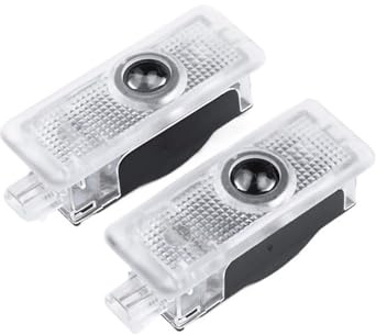 KYPSZQPSH Led Car Door Welcome Light Projector Lamp Compatible With CLA C117 AMG CLS C218 W218 W219 E Class A 207 C207 Accessories(For Mercedes logo)