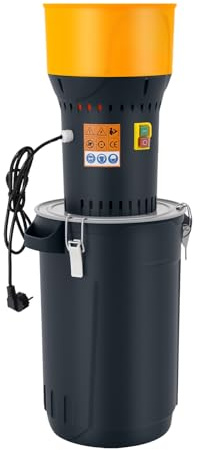 Mulino elettrico per grano e riso, 1000 W, 25 l, per cereali e mangimi, per mais, per tutti i tipi di cereali