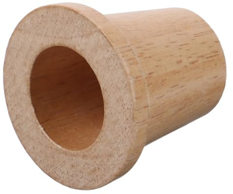 SEWACC Casquillo de Lámpara de Madera Robusto y Elegante Accesorio Decorativo para Lámparas de Mesa y Pared Diseño Cilíndrico Fácil de Limpiar para Decoración de Luz y Finiales de Postes