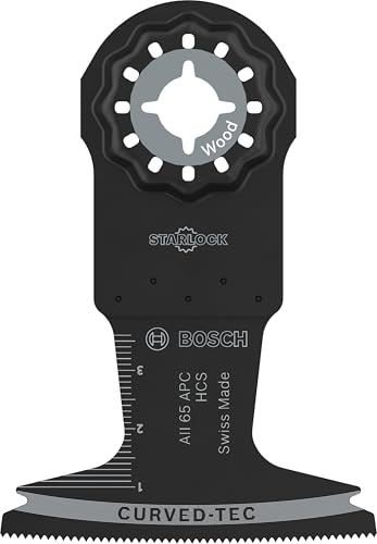 Bosch 10x Lama per taglio dal pieno AII 65 APC | per Legno tenero, Larghezza 65 mm, Professional Accessorio Utensile multifunzione