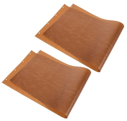 VILLCASE 2 Pezzi Panno per Pizza Alta Temperatura Tessuto Antiadente e Riutilizzabile per Buccia Pizza Sostituzione Facile e Paletta Forno e Focaccia