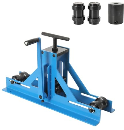Rohrbiegemaschine TR-40 manuell für Stahl/Kupfer/Alu | Biegevorrichtung für quadratische, runde und rechteckige Rohre. Ideal für Werkstatt und Metallbau.
