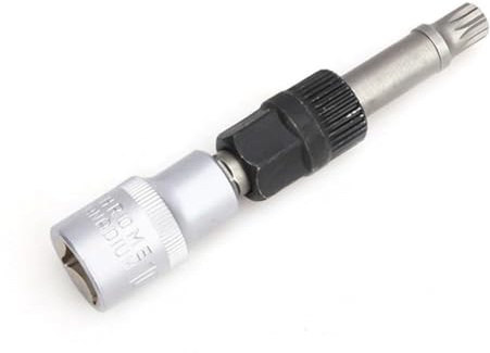 BlesConi Generator-Riemenscheiben-Stecknuss mit 33T für Demontage und Installation, M10/T50 Torx-Werkzeug, kompatibel mit Radkupplungsrolle (M10)
