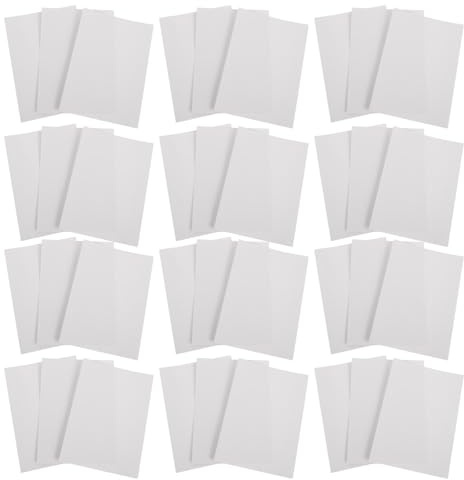 COOLHIYA 100PCS Puzzle Sticker Sheets: Jigsaw Glue Sheet A5 - Turns Finished Puzzles Into Permanent Art - Jigsaw Mounting Adhesive Backing Paper
