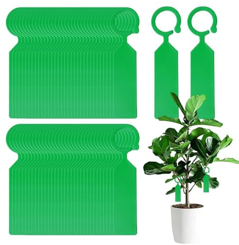 Etichette da giardino, 100 pezzi, spesse, riutilizzabili, da appendere, con nome, per vivai, alberi da frutto, arbusti, fattoria, serra