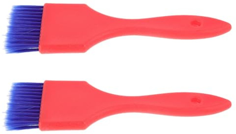Cepillo de Peluquería para Teñir el Cabello, 2 Piezas de Plástico Rosa | Cerdas Suaves, Aplicador de Color para Salón, Uso en Casa o Peinado Portátil, Limpieza Fácil