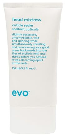 Evo Head Mistress Hair Styling Cream for All Hair Types - Anti Frizz, Blow Dry Cream & Leave In Heat Protection - 150 mL